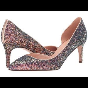 Colette d'Orsay Pumps in holographic glitter 7.5